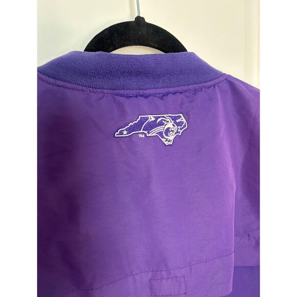 WCU Catamounts Purple V-Neck Windbreaker Jacket 4XL Collegiate Pullover - Picture 5 of 5
